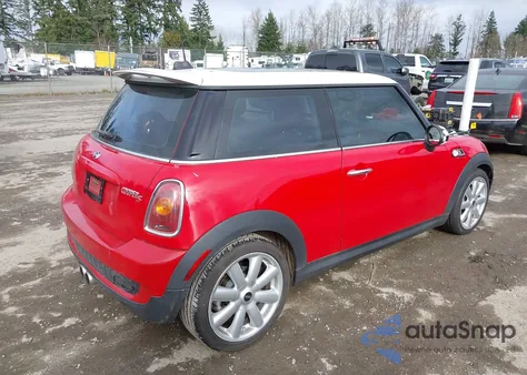 2008 Mini Cooper S из США, поврежденный, VIN WMWMF73518TV35572